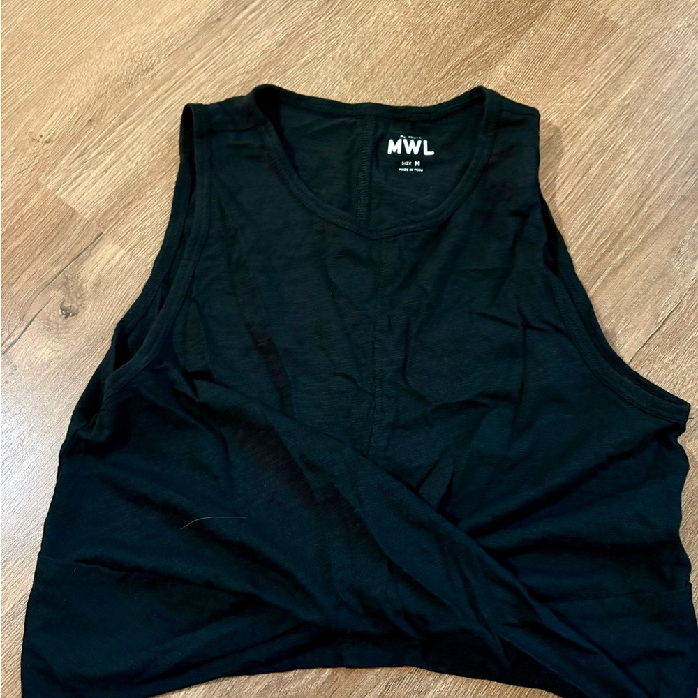 Madewell MWL Black Women's Tank Top